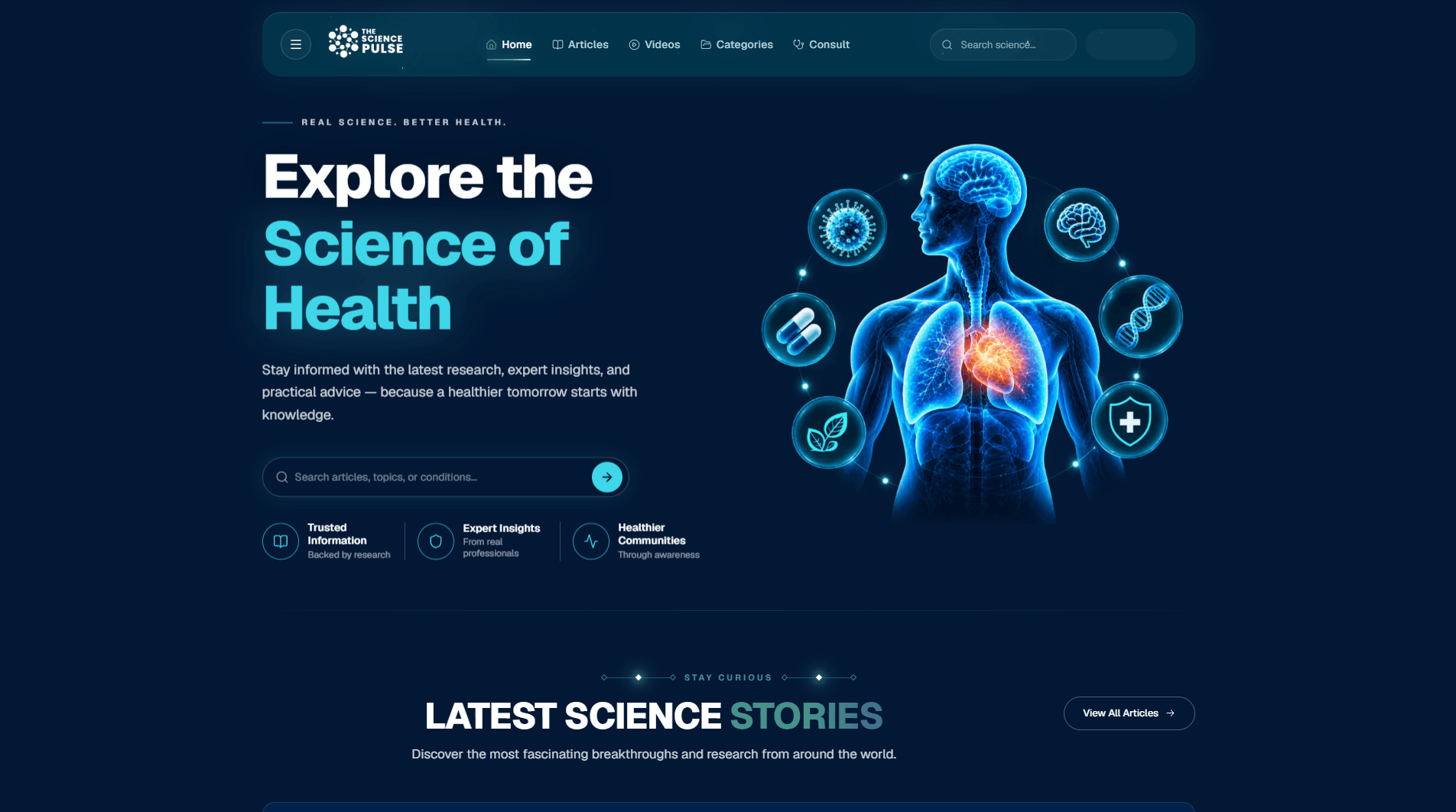 The Science Pulse platform preview